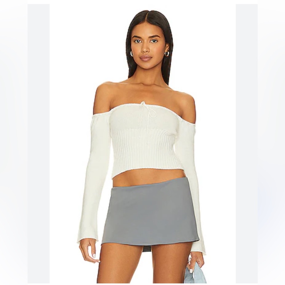 GUIZIO Bayberi Sweater in White